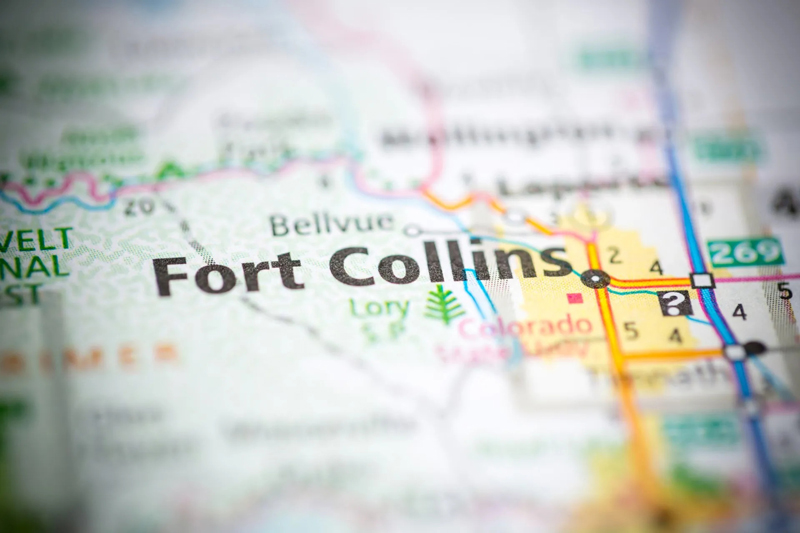 Fort Collins map