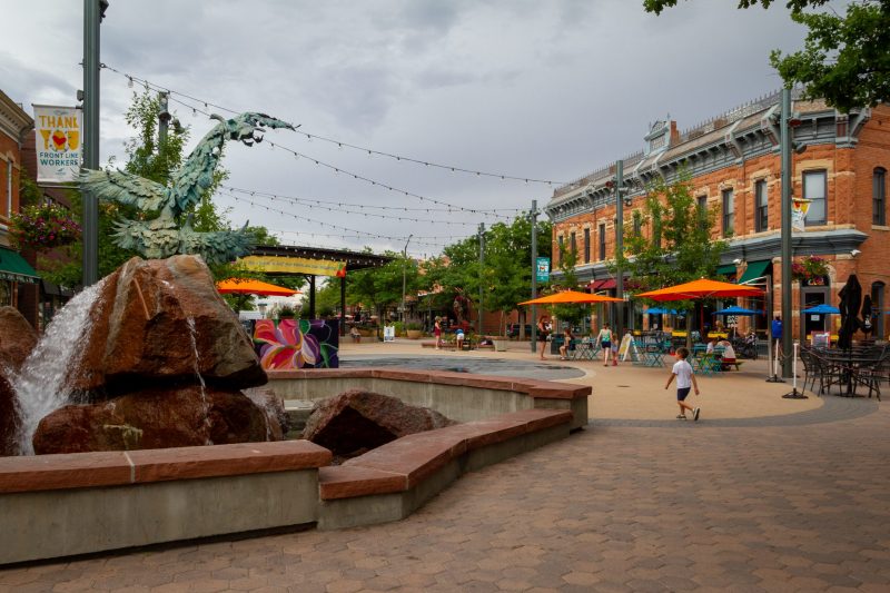 Fort Collins, CO fountain